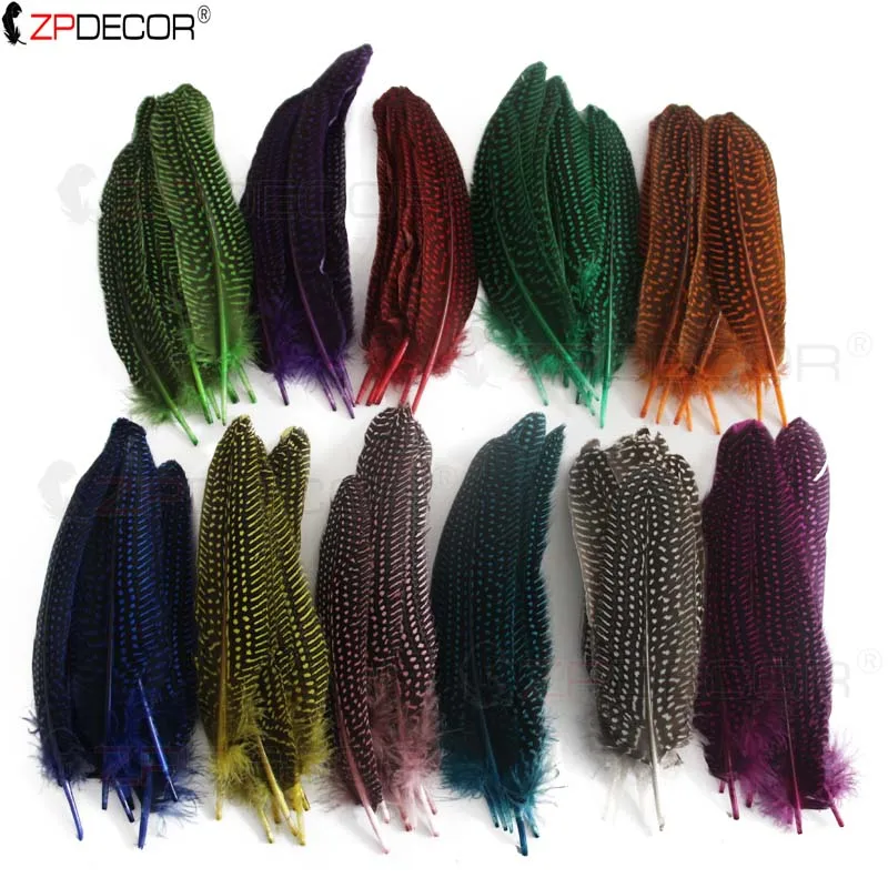 ZPDECOR Natural Hen Feathers 8-10 Inch 15-20 CM Wing Quills Wholesale Plume for Crafts And DIY Projects
