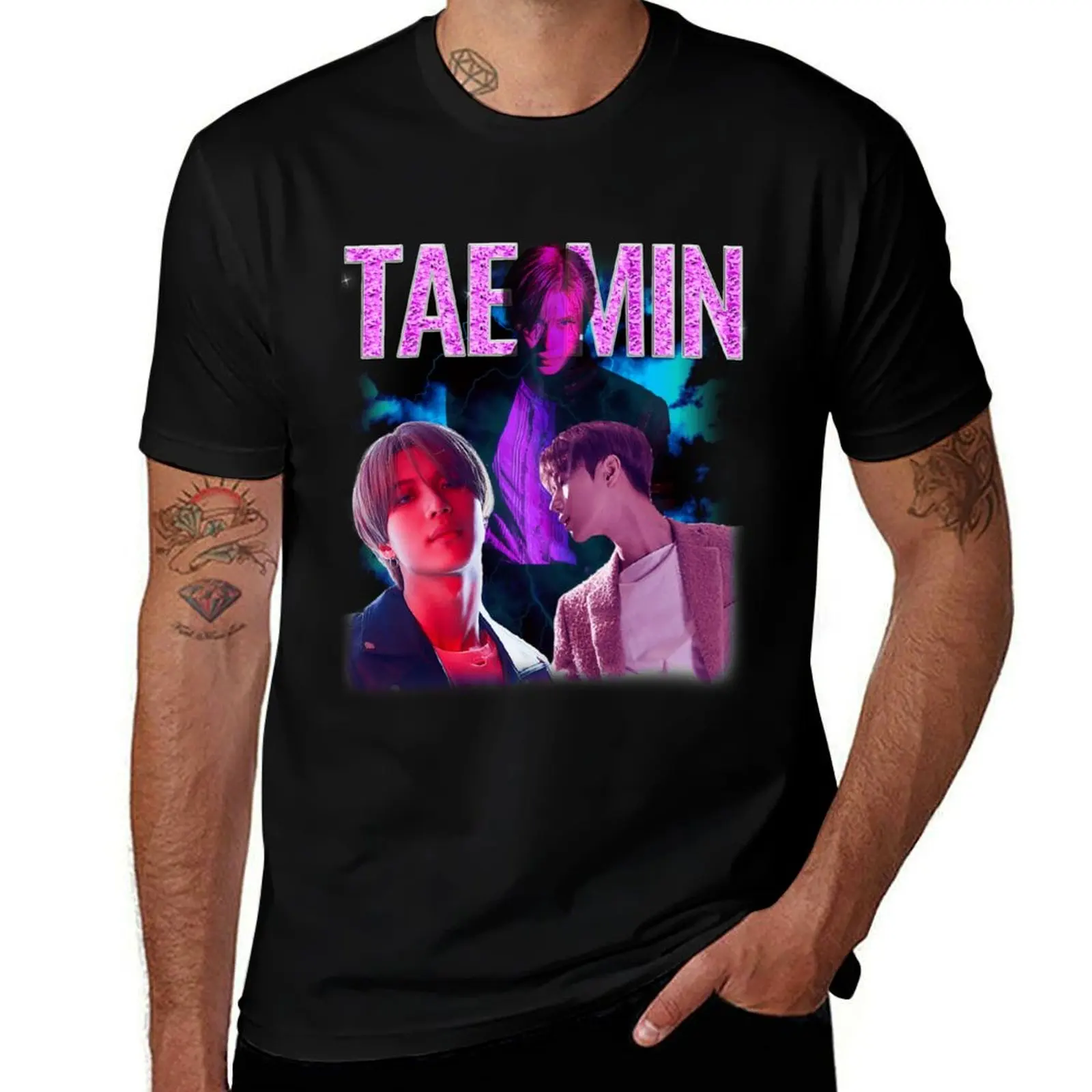 

Taemin T-Shirt t shirts for man pack cotton man t shirt cotton high quality T-Shirt