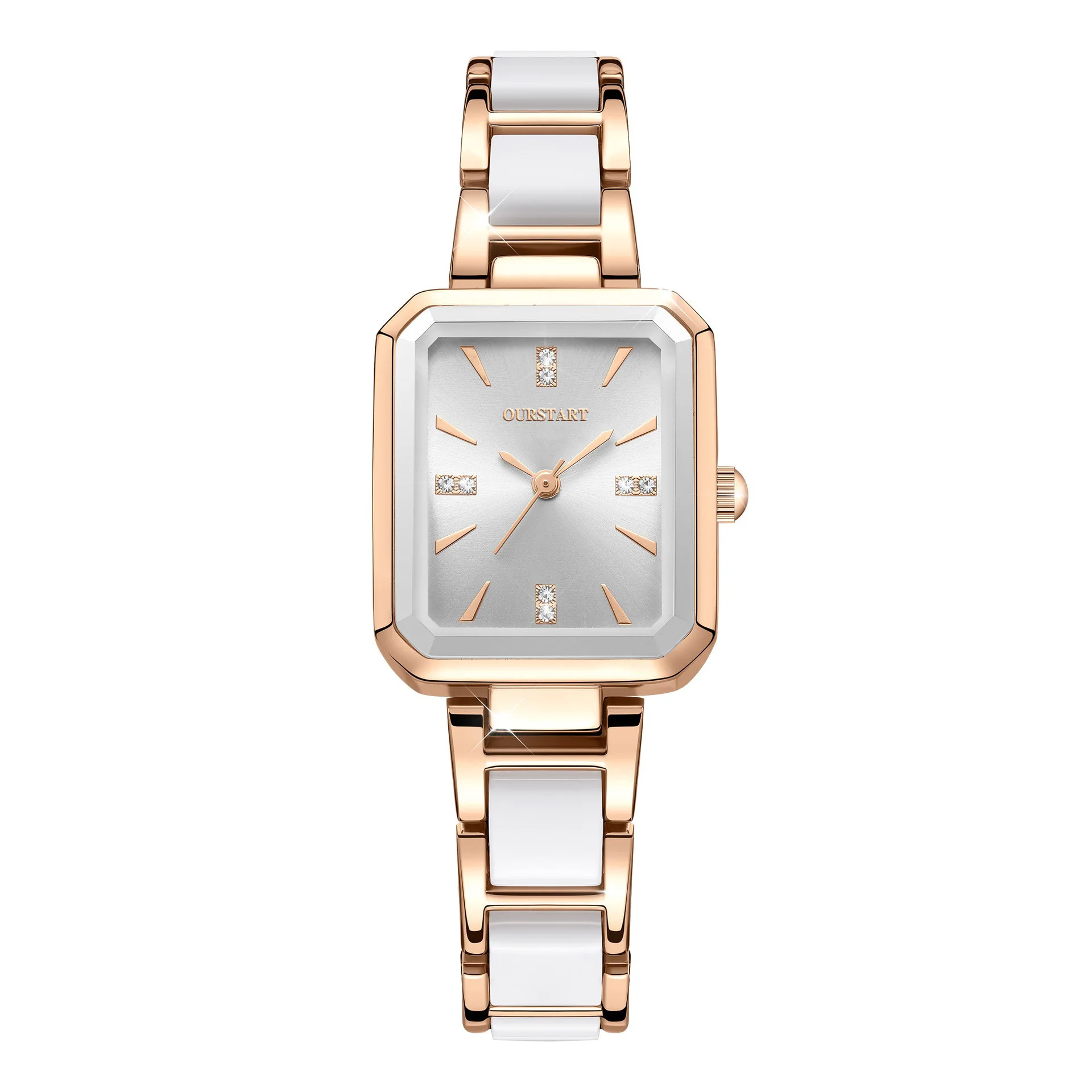 Luxury Quartz Wristwatch for Women with Stainless Steel Band Waterproof Fashion Watch Elegant Design High Accuracy Timepiece