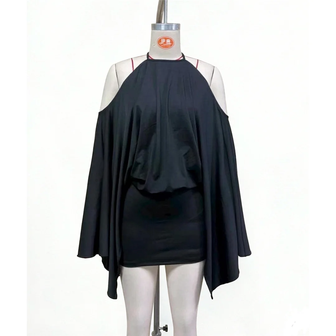Rückenfreie, mit Schmetterlingen bedruckte, gehäkelte Tunika, Strandkleid, Strandmode, Damen V8449 – Detail 7