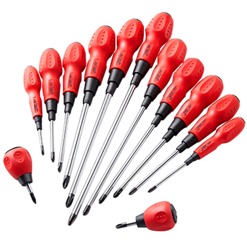 1 Piece Screwdrivers Magnetic Bit Screwdriver Household PH2 Tips Slotted Head Screw Driver Home Use Car Bike Repair Hand Tools