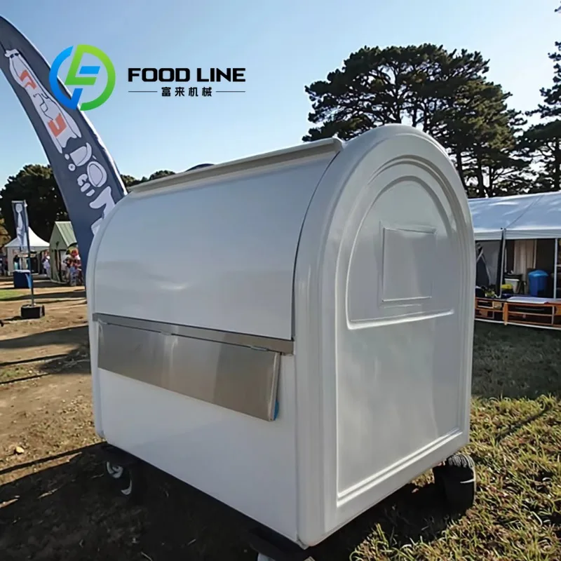 

Fully Equipped Customized Food Truck Trailers with Full Kitchen Equipment for BBQ and Ice Food Carts for Mobile Businesses