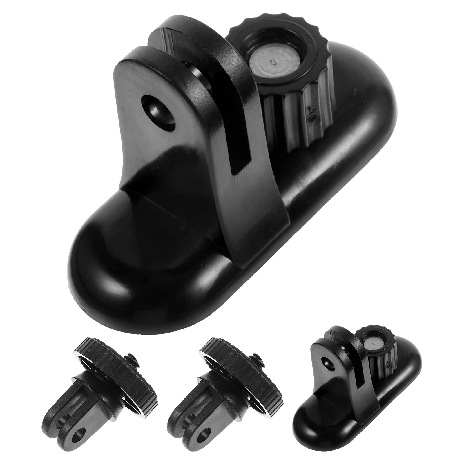 4Pcs Camera Tripod Mount Adapter Conversion Kit for Action Cameras Includes 5Mm and Flat Adapters Stable Metal Mount for Camera