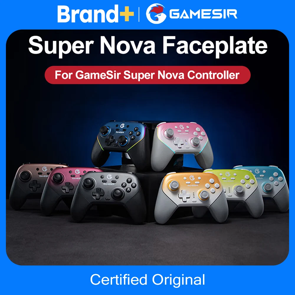 GameSir Super Nova plaque frontale magnétique personnaliser manettes multicolore coque couverture sans fil contrôle coque avant couverture supérieure