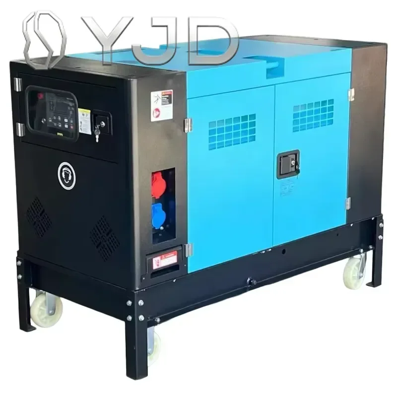 27kva 22kw Silent Type Open Frame Generator with Silent Canopy 50/60Hz ATS 1 Phase/3 Phase Water Cooling System