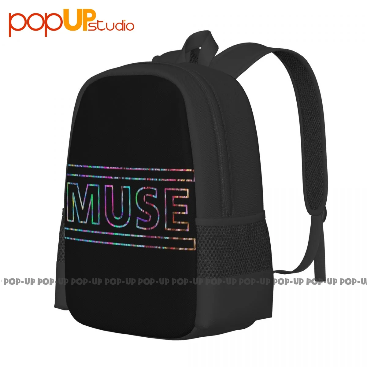 Muse Second Law Logo Backpack Large Capacity Fashion Shoe Bag Shopping Bag Multi-function