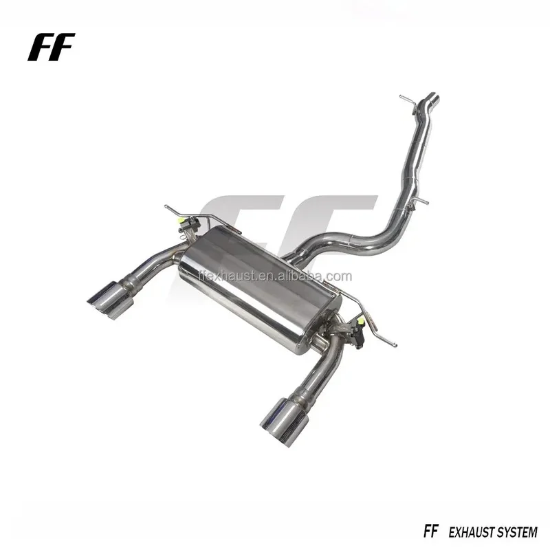 Mid Pipe Catback Exhaust System Muffler Custom for Audi TT TTS 8S  MK3  2.0T Valvetronic Exhaust System With Remote Control