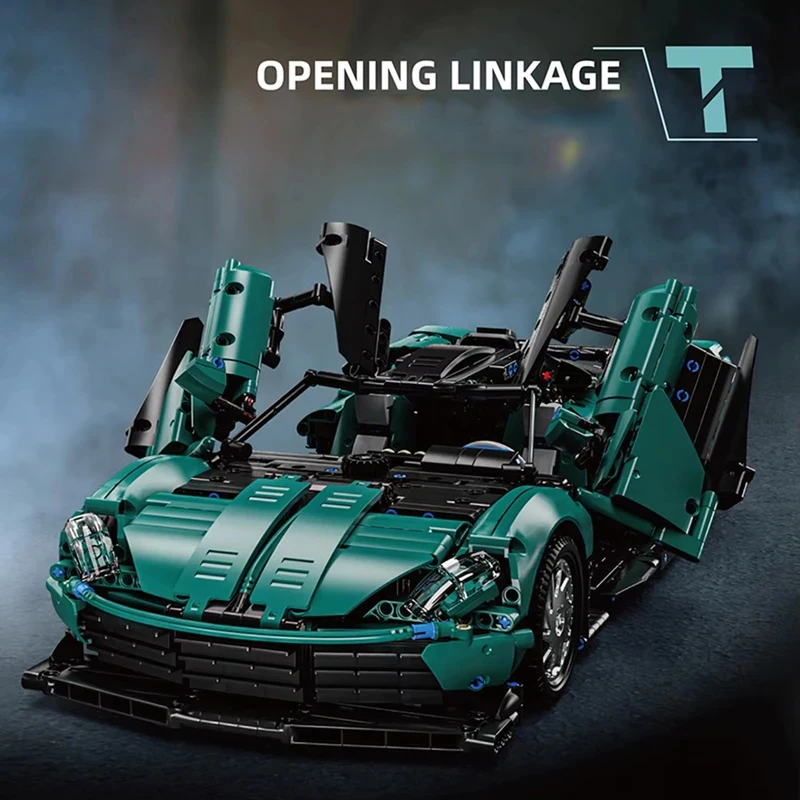 

TGL MOC 2111PCS T5030 Technical Super Sports Car 1:10 Model City Racing Series DIY Creative Toys Building Blocks Gift For Boys