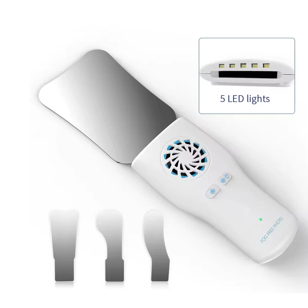 

Dentals electronic defogging mirrors, oral LED lighting, electronic reflector double-sided automatics anti-fog oral mirrors