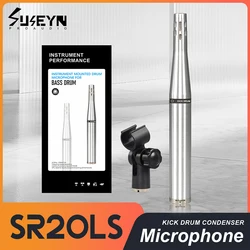 SR20LS High Quality Metal Condenser Drum Microphone for Bottom Drum Ultra High Recording Fidelity