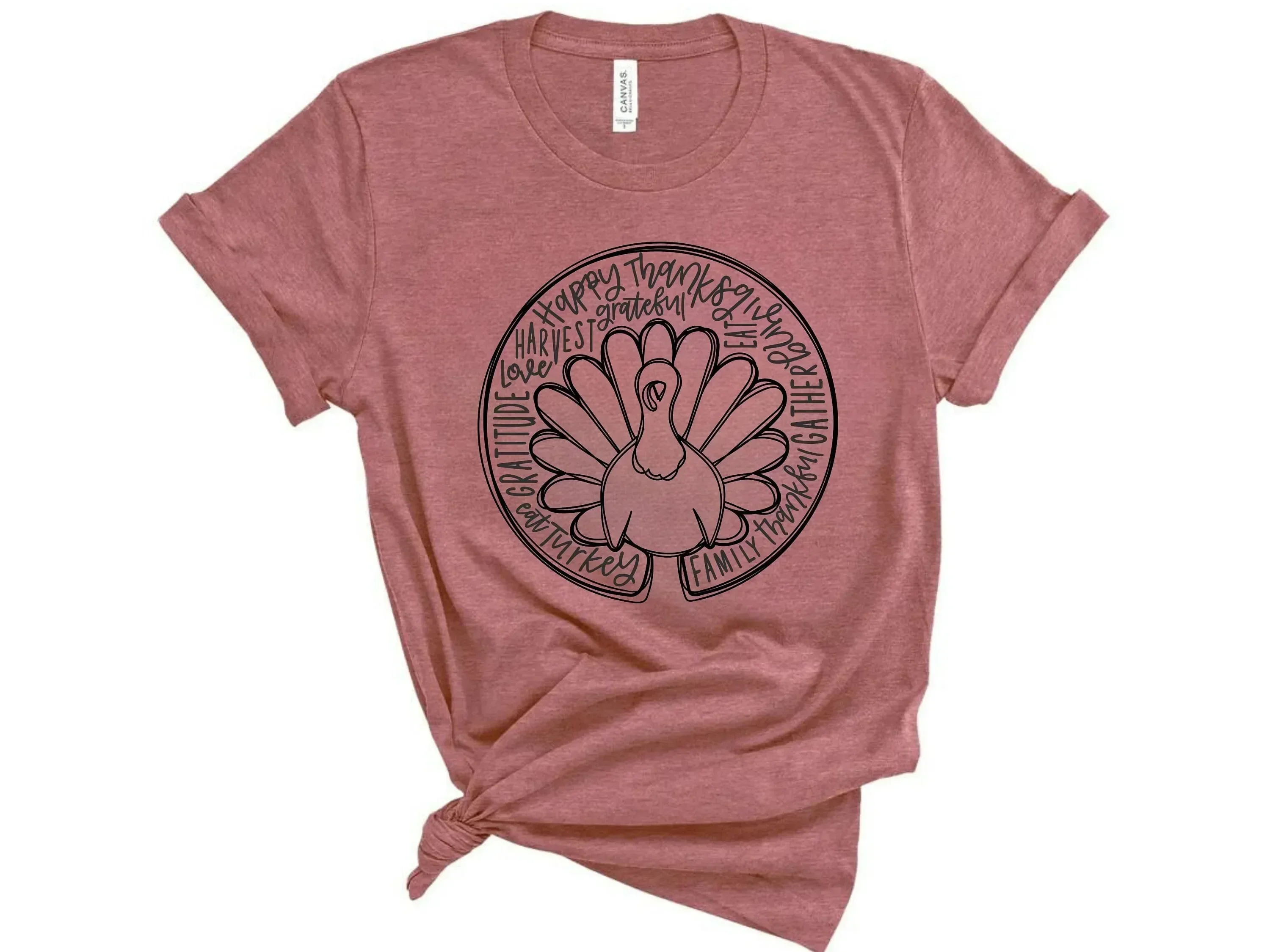 Thanksgiving T Shirt Turkey Fall for Women HarvesT Family Blessed