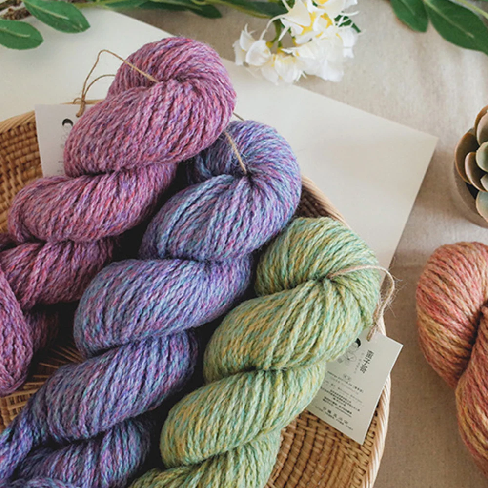 50 جرام غزل الصوف الكشمير النقي 100% الكشمير الفضاء صبغ يدويا غزل محبوك الكروشيه المواضيع الغزل سترة قبعة الغزل للحياكة المحافظ