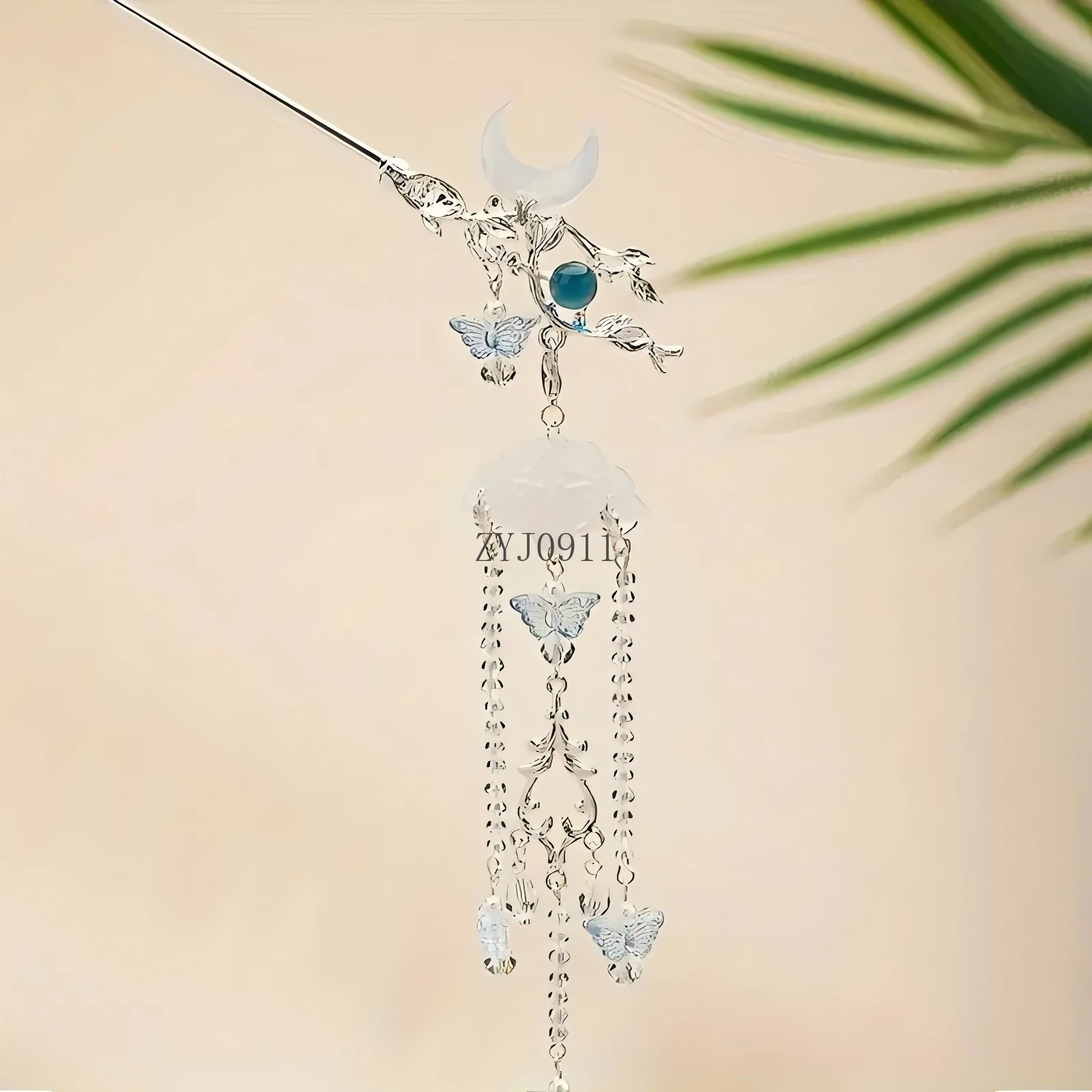 الموضة الصينية نمط شرابة الشعر عصا فراشة شرابة مشبك شعر التجمع اليومي ارتداء المرأة مجوهرات إبرة الشعر