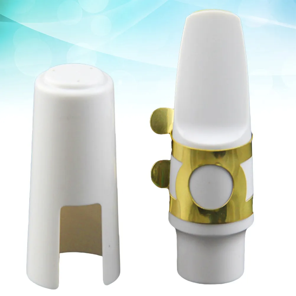 Alto Sax Mouthpiece Replacement Resin Saxophone Head High Density Design Loud Clear Sound Easy Installation for Students