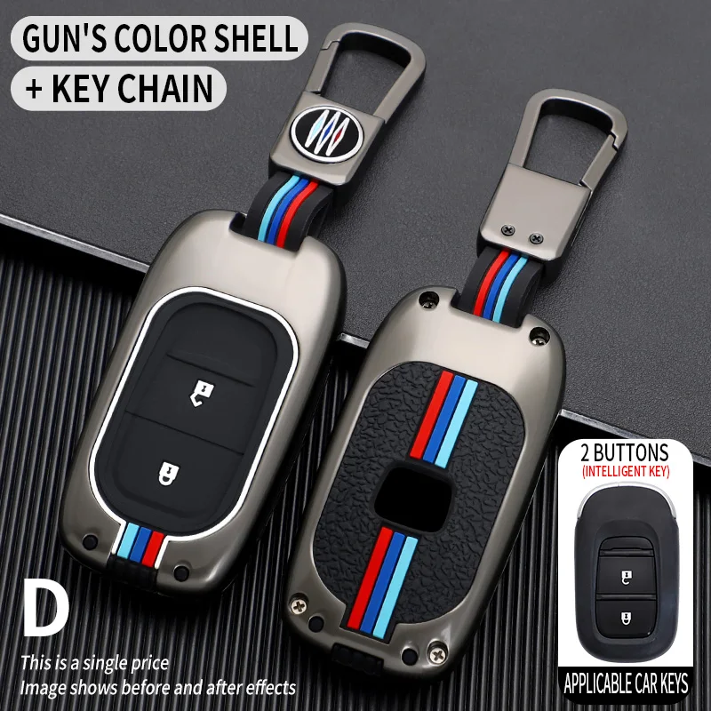 

Car Key Case Cover Key Bag for Honda Civic Accord Vezel 2022 Accessories Car-Styling Holder Shell Keychain Protection