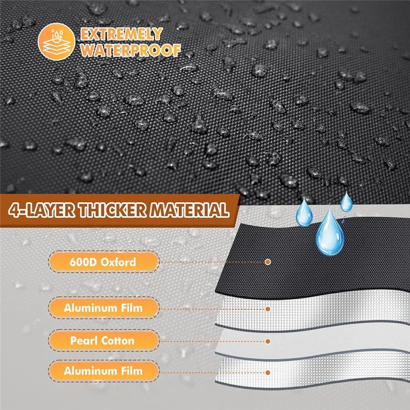 غلاف خلية النحل لصندوقين من خلية النحل العميقة - غلاف عازل للشتاء من قماش أكسفورد 600D، يناسب 10 و8 إطارات النحل #5