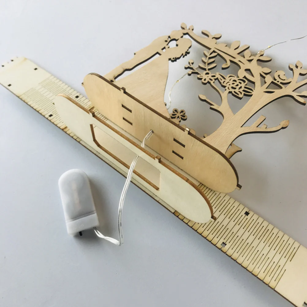 

LED Wood Carving Night Lamp Romantic I Love You Light Bedside Night Light Valentine's Day Creative Bedroom Decoration Lamp