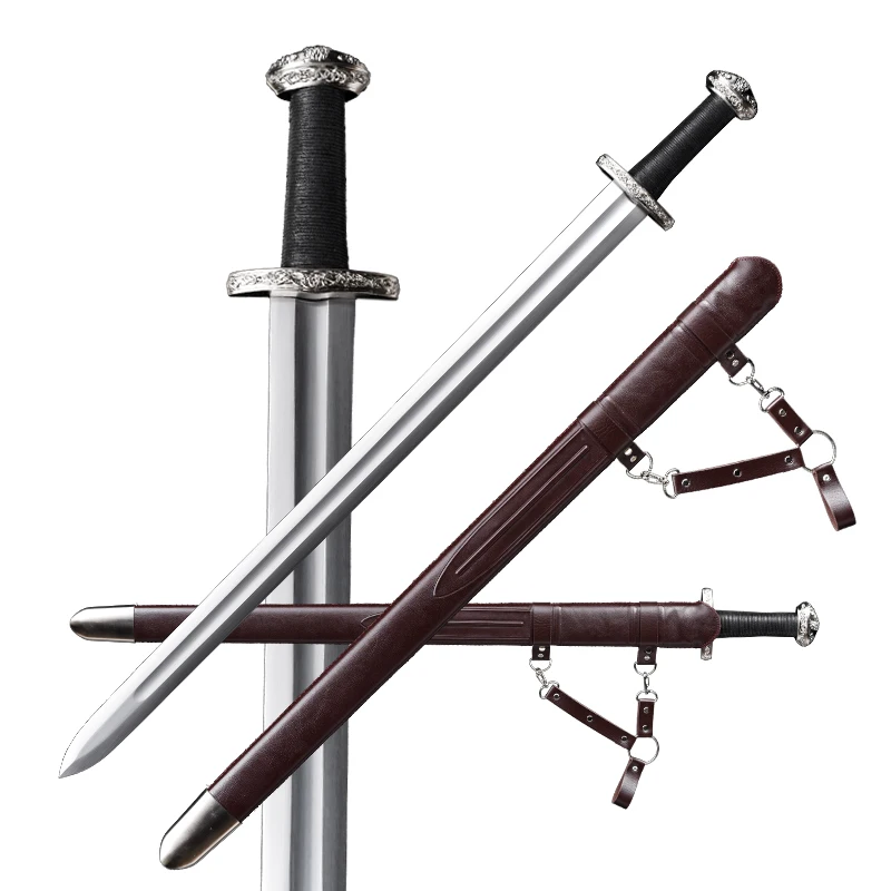 Einar Viking Arming Sword, Medieval Knight European Sword, Real Steel Blade for Historical Training, Collectible Medieval