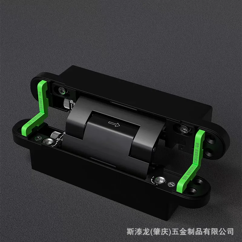 Invisible Door Hinge Hydraulic Buffer Damping Cross Hinge Hidden Door Self-Closing Door Wooden Door Mute Self-Closing