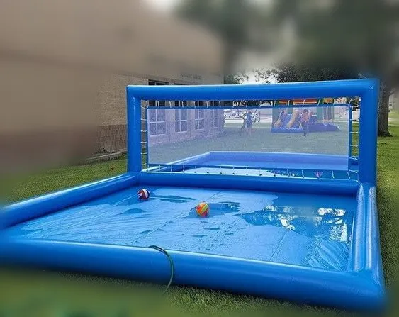 

Портативная надувная волейбольная площадка для детей и взрослых с быстрой установкой для активного отдыха на природе.