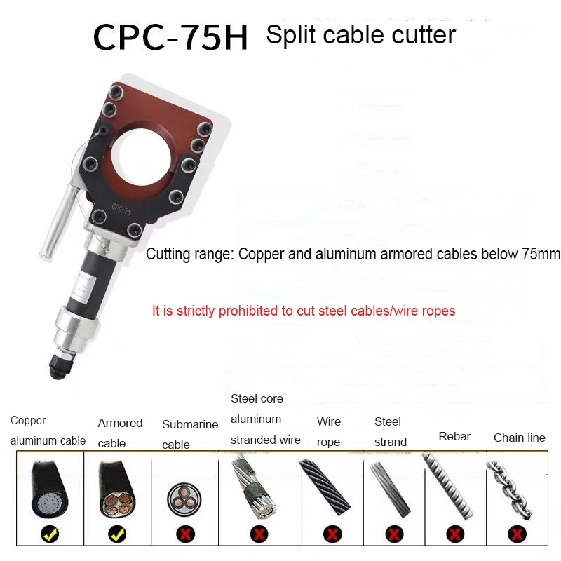 

Hydraulic Cutting Tool Cable Cutters Separate Bolt Wire Cutters