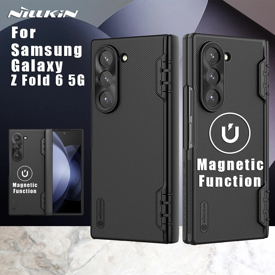 

For Samsung Galaxy Z Fold 6 5G Case Nillkin Magnetic Frosted Pro Shockproof Matter Back Cover for Samsung Galaxy Z Fold 6