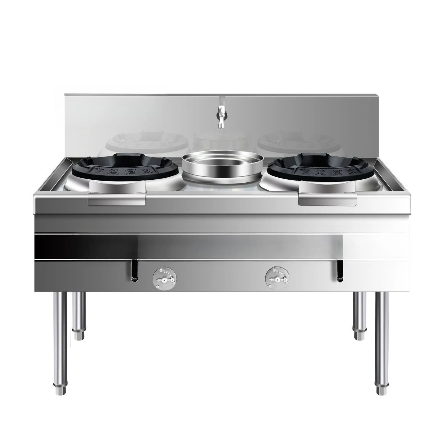 

Fire stove Commercial stainless steel hotel silent energy-saving stove