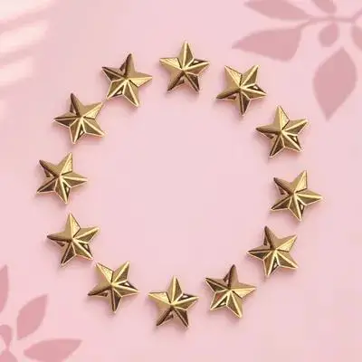 

200Pcs Acrylic Star Shape Decor Creative Clothes Star Ornaments DIY Crafts Ornament Flat Bottom Charms DIY Crafts Decor