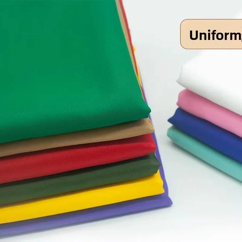 Tela de gabardina para uniformes, telas para cosplay, material decorativo para mantelería, duradera, transpirable, por metro
