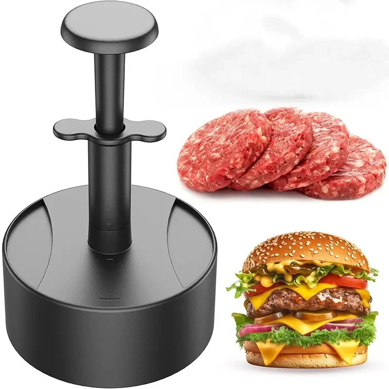 Hamburger Presi Burger Patty Maker Doldurulmuş Burger Sığır Sebze Makinesi Kalıp Burger Köftesi Pişirme Barbekü için Mükemmel