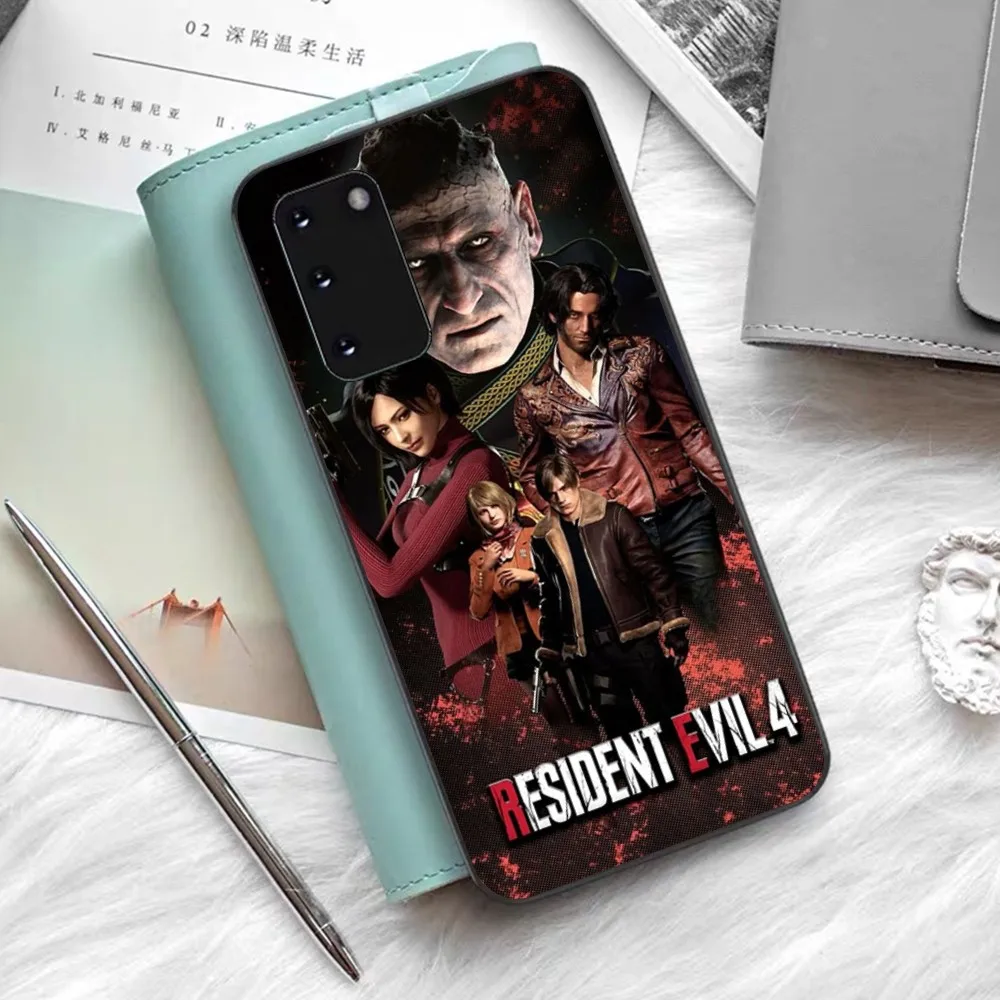 R-resident Game E-evil Phone Case Silicone PC+TPU For Samsung S10 20 30 22 23 24 Plus Lite Ultra Cover