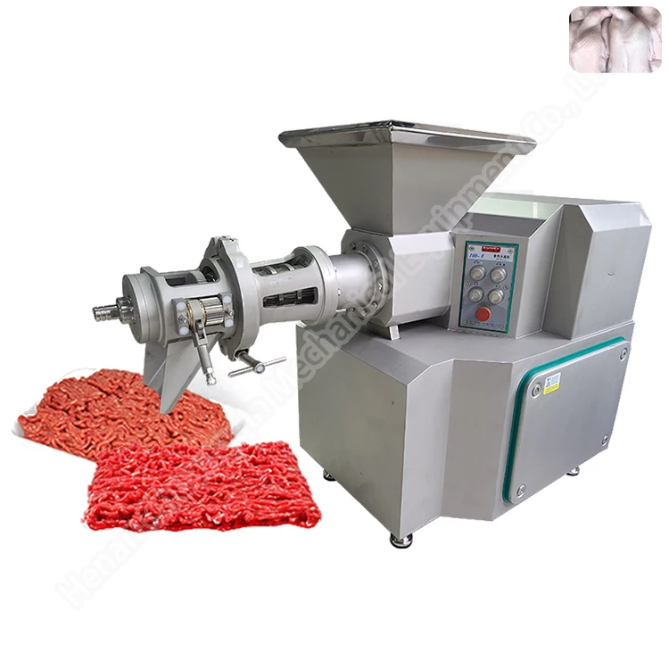 Deboned Meat Chicken Deboning Machine Beef Chicken Pork Turkey Meat Bone Separatpr Low Temperature Bone Meat Separating Machine