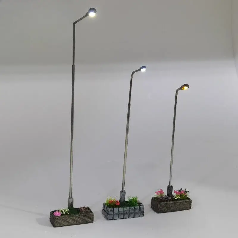 Diorama 1/64 Stad Straatlantaarn Model Auto Showroom Straatbeeld Model Scène Accessoires Model