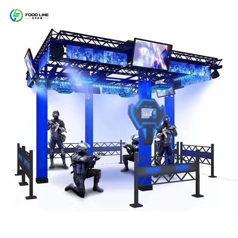 FL VR Shooting Game Machine Classic Retro Arcade Style Enclosure Metal for Bar Pub Recreation Room