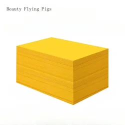 100pcs Sheets of Yellow/Red Watch Paper Writing Supplies Copying Scriptures Buddhist Supplies Pray for Auspiciousness