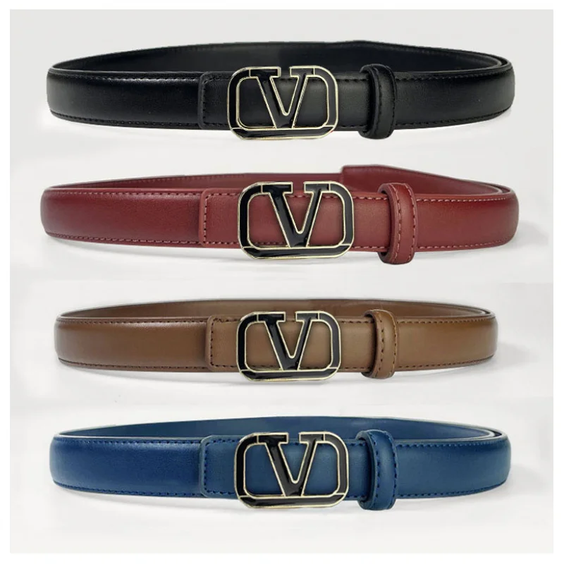 2025 Luxury Brand Leather Belt For Men Women Designer Alloy Buckle Waist Strap Female Jeans Trouser Dress Waistbandحزام