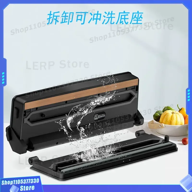 Customized Vacuum Sealer Machine Small Household Food Packaging Device Plastic Bag Sealing and Preservation Tool Double Pump