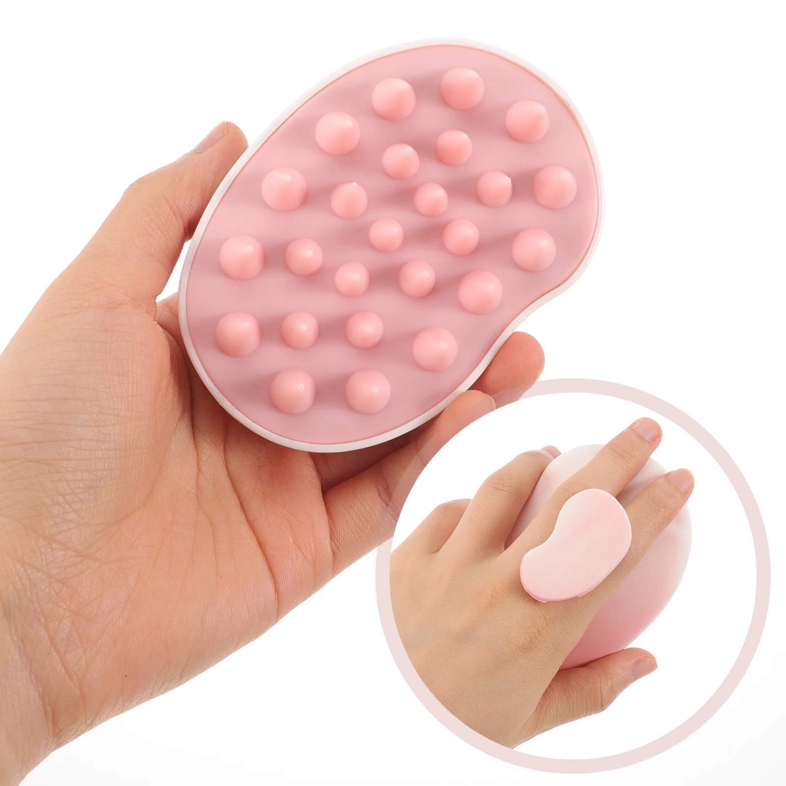 

3 шт. щетка для мытья волос, массажер с мягкой щетиной, очищающая и отшелушивающая, для ежедневного использования, для здоровья волос в салоне