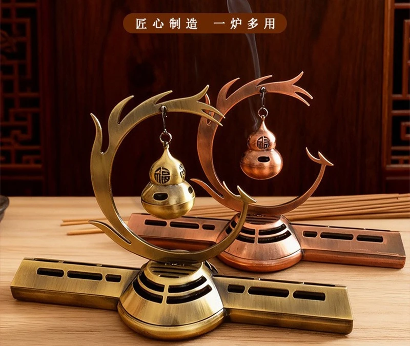 Chinese-style incense insert household indoor incense burner Xiaoxiangyun hanging burner tea ceremony ornament