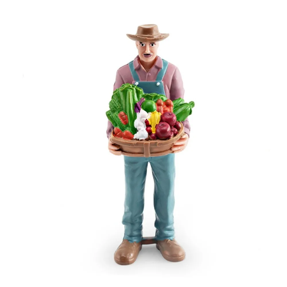 

Nurse Figurines Career People Figures Teacher Chef Officer Doctor Realistic Human Figurine Construction Worker Simulation