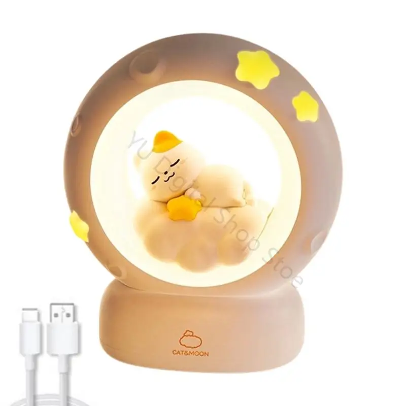 96BA Rechargeable Touch Light with Soft Warm Light for Small Shelves