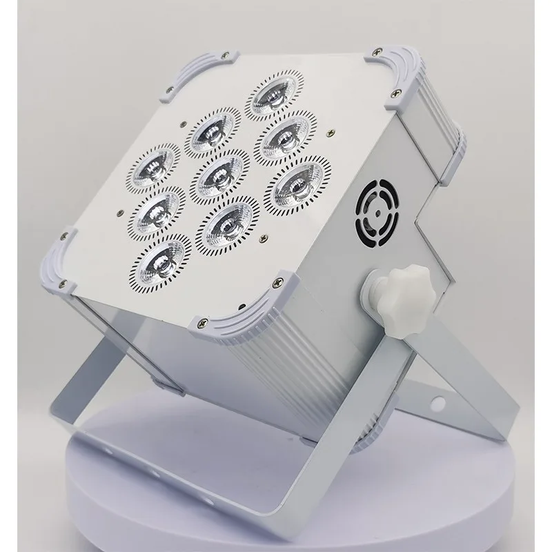 Stage Charging Full Color Par Light 9/12 6-in-1 Wireless LED Wedding Performance Battery Remote Control Dyeing Light