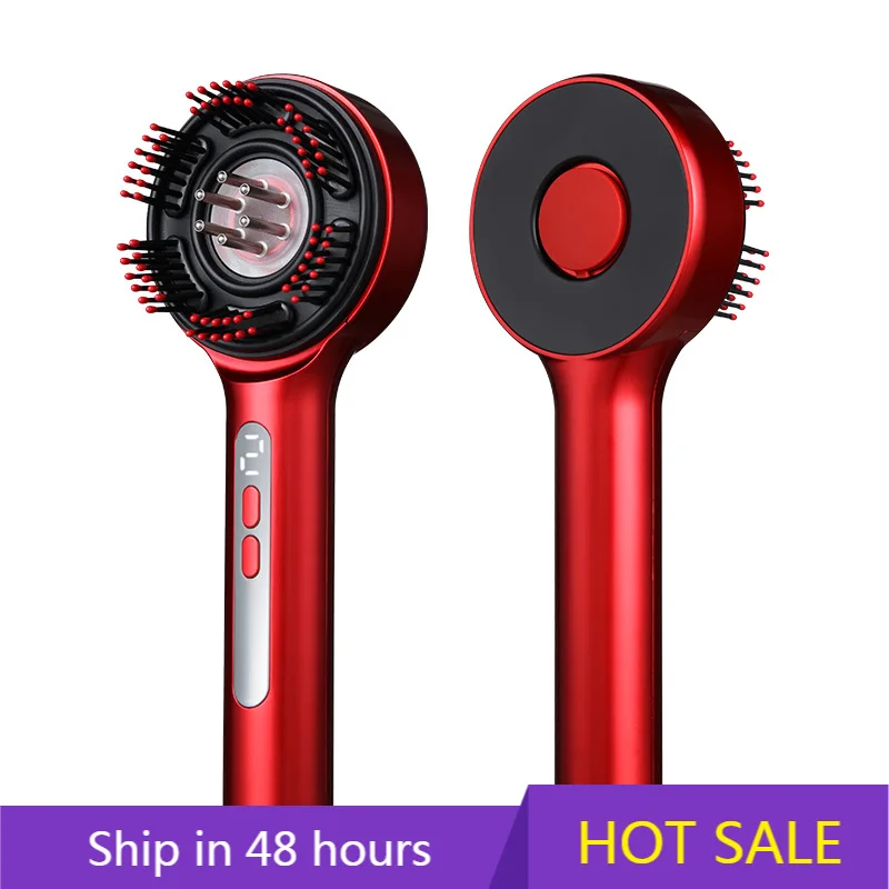 

YTYIN Red Light Hair Massager Scalp Multi-Function Electric Scalp Massage Comb For Hair Waterproof Oil Diffuser Massage