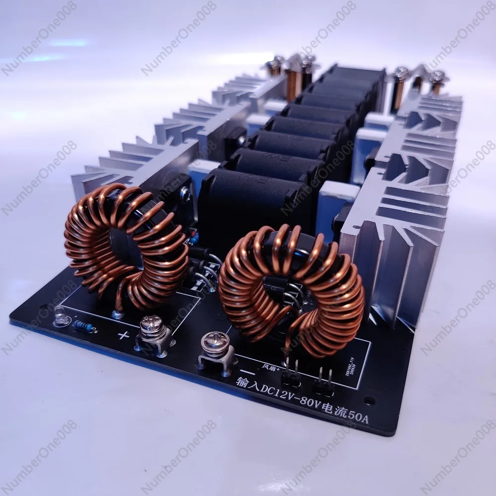 

6Tubes ZVS High Frequency Electromagnetic Induction Heating Machine 2500W Smelting Melting Gold Quenching Heat Treatment DIY Kit