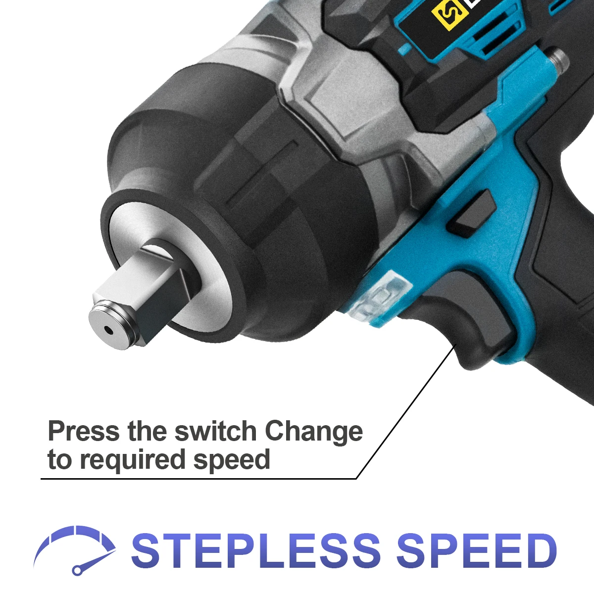 Gisam 2800N.M 토크 브러시리스 전기 임팩트 렌치 Makita 18V 배터리 핀용 1/2 인치 스크루 드라이버 무선 렌치 전동 공구