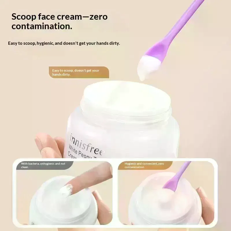 /Kuz/3pcs Silicone Spatula Set Double Head Tiny Scraper For Thin Lotion Bottles Cosmetic Kitchen Tools