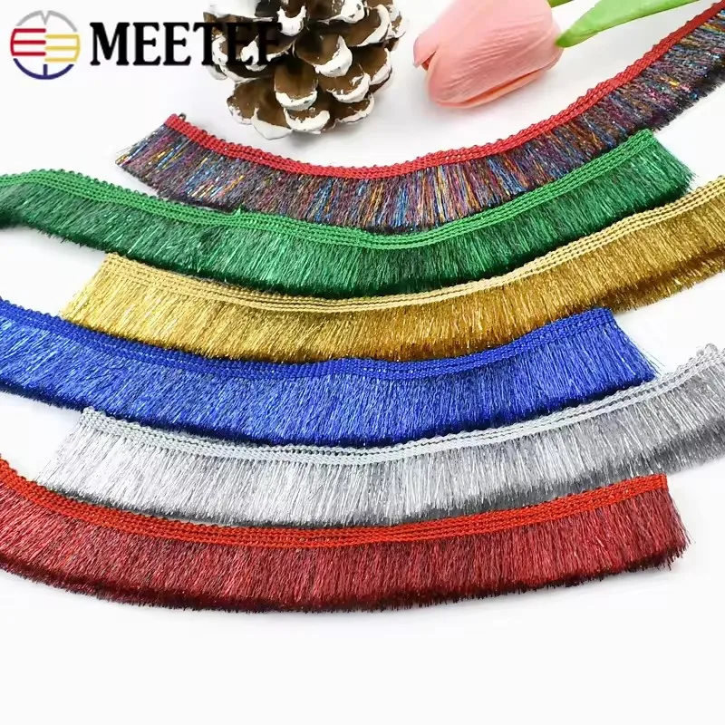 

Лента-тесьма Meetee 25 мм для шитья, декоративная тесьма для одежды, штор, домашнего декора, бахрома, ленты для рукоделия, аксессуары для одежды