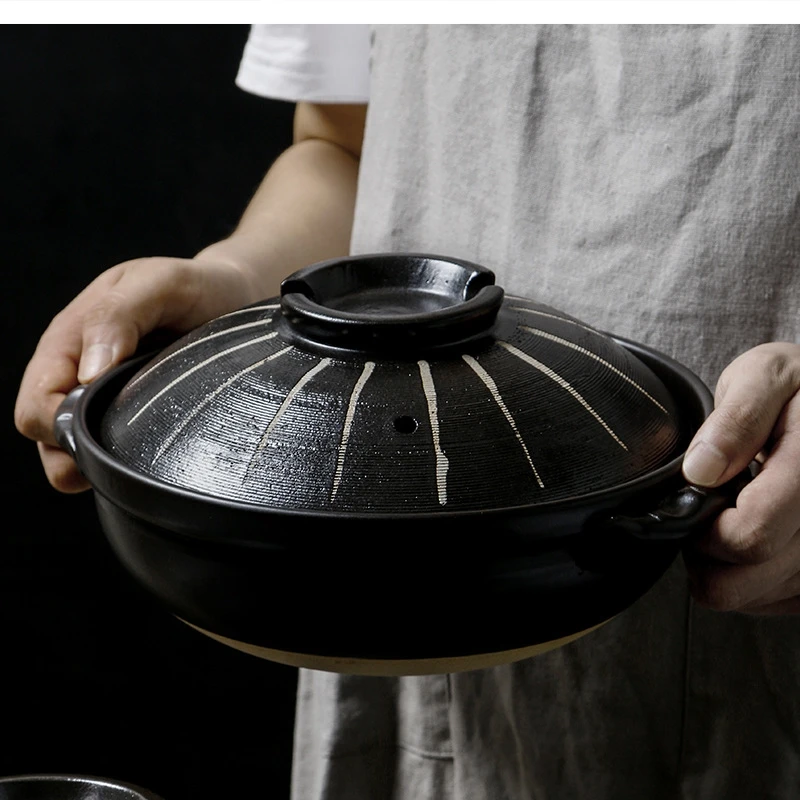 casserole dish resistant pot Ceramic stew household use cooker stockpot