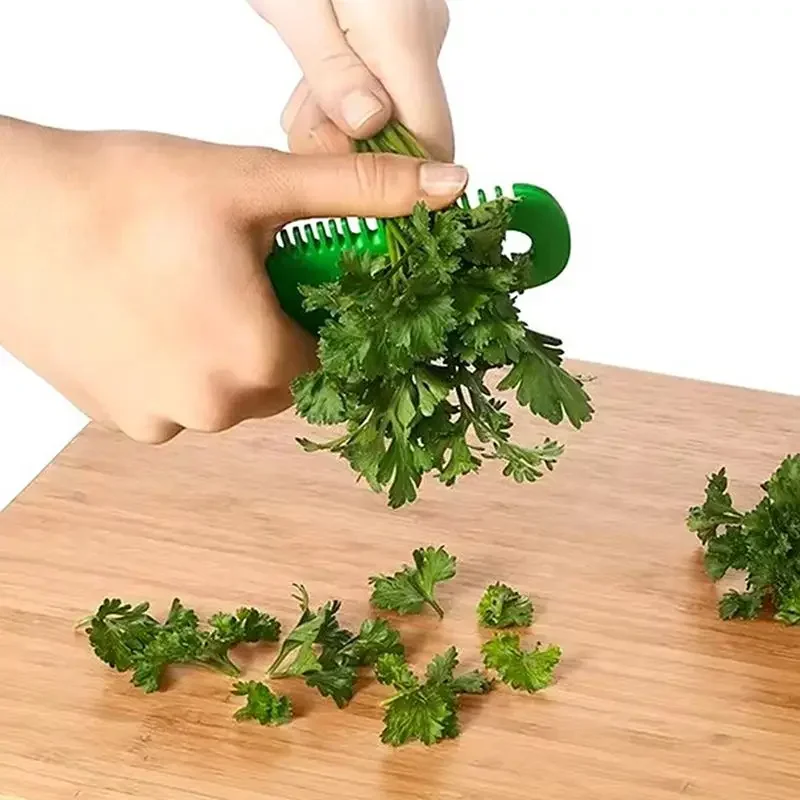 

1pc Leafing and peeling comb Multifunctional vanilla peeler Leaf remover Vanilla Mint Rosemary Chopper Kitchen gadgets Ofertas