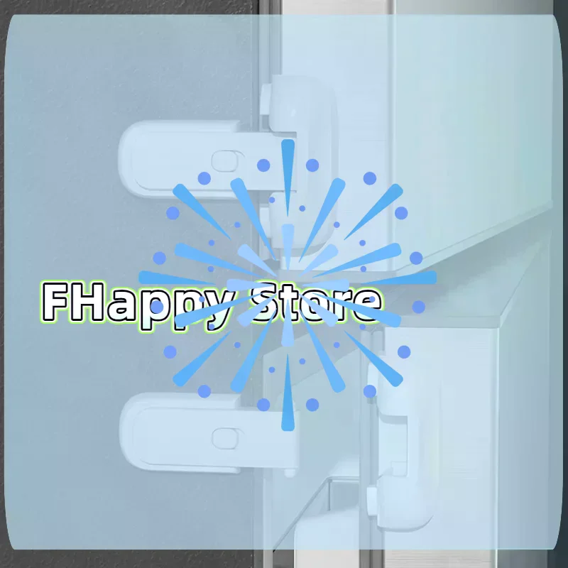 [MA]1Pcs Safe Fridge Lock, Child Proof Refrigerator Freezer Door Lock, Protect Refrigerators With Sealing Strips[MA]